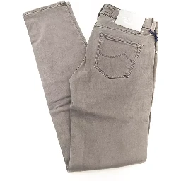 Gray Cotton-Like Jeans Denim