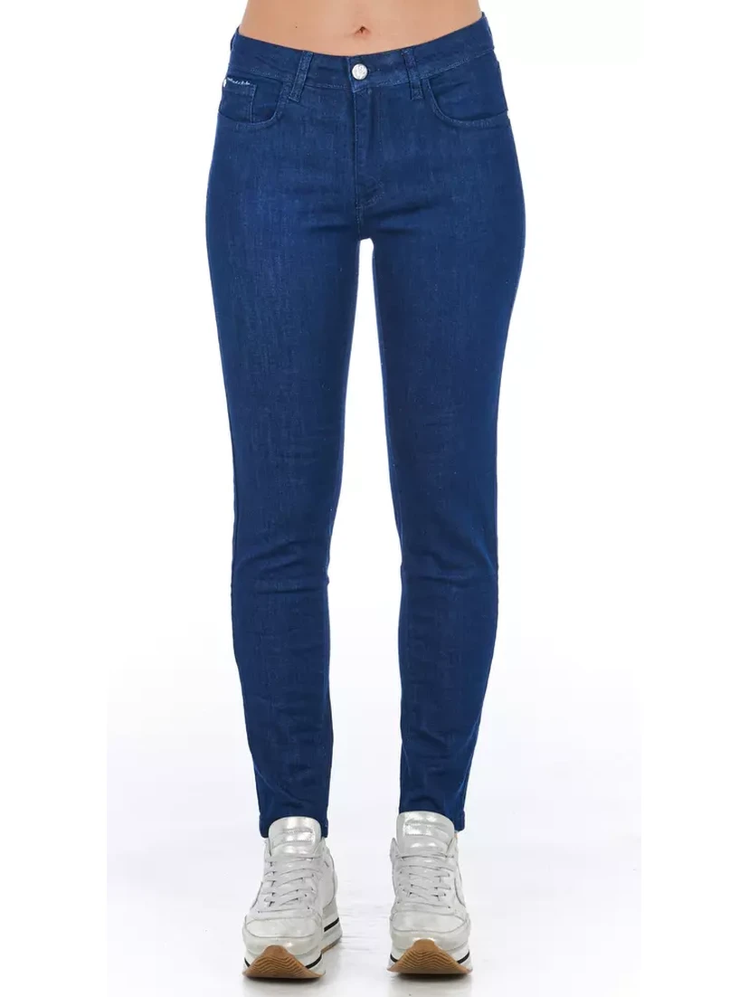 Blue Cotton Jeans Denim