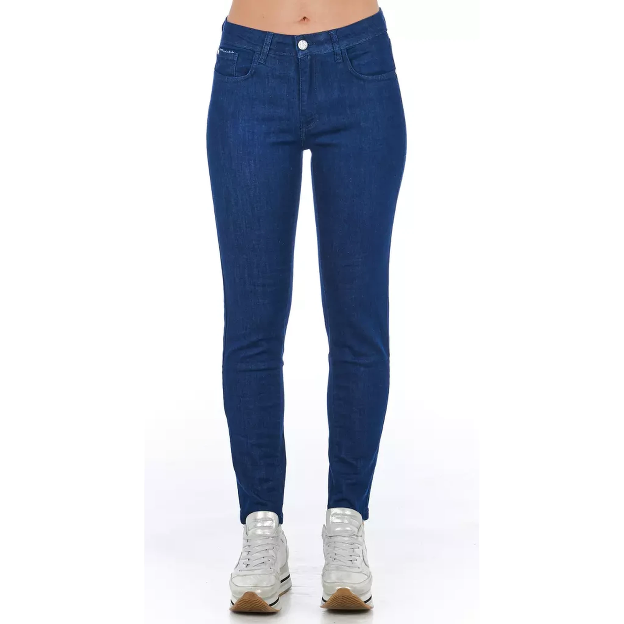 Blue Cotton Jeans Denim