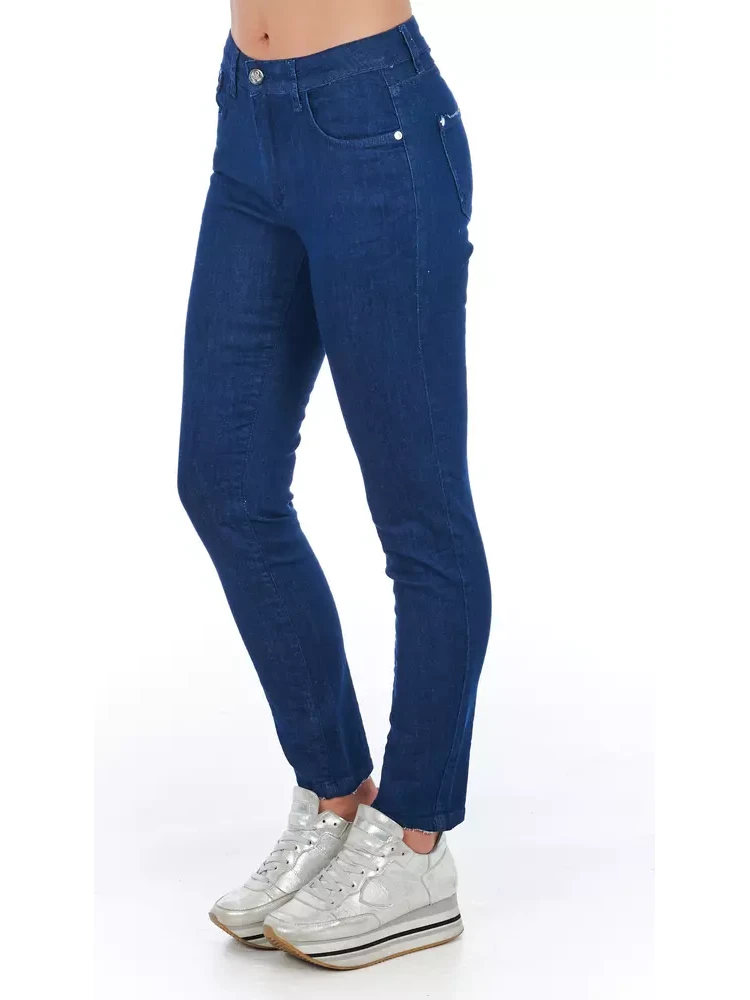 Blue Cotton Jeans Denim alternative