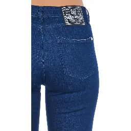 Blue Cotton Jeans Denim