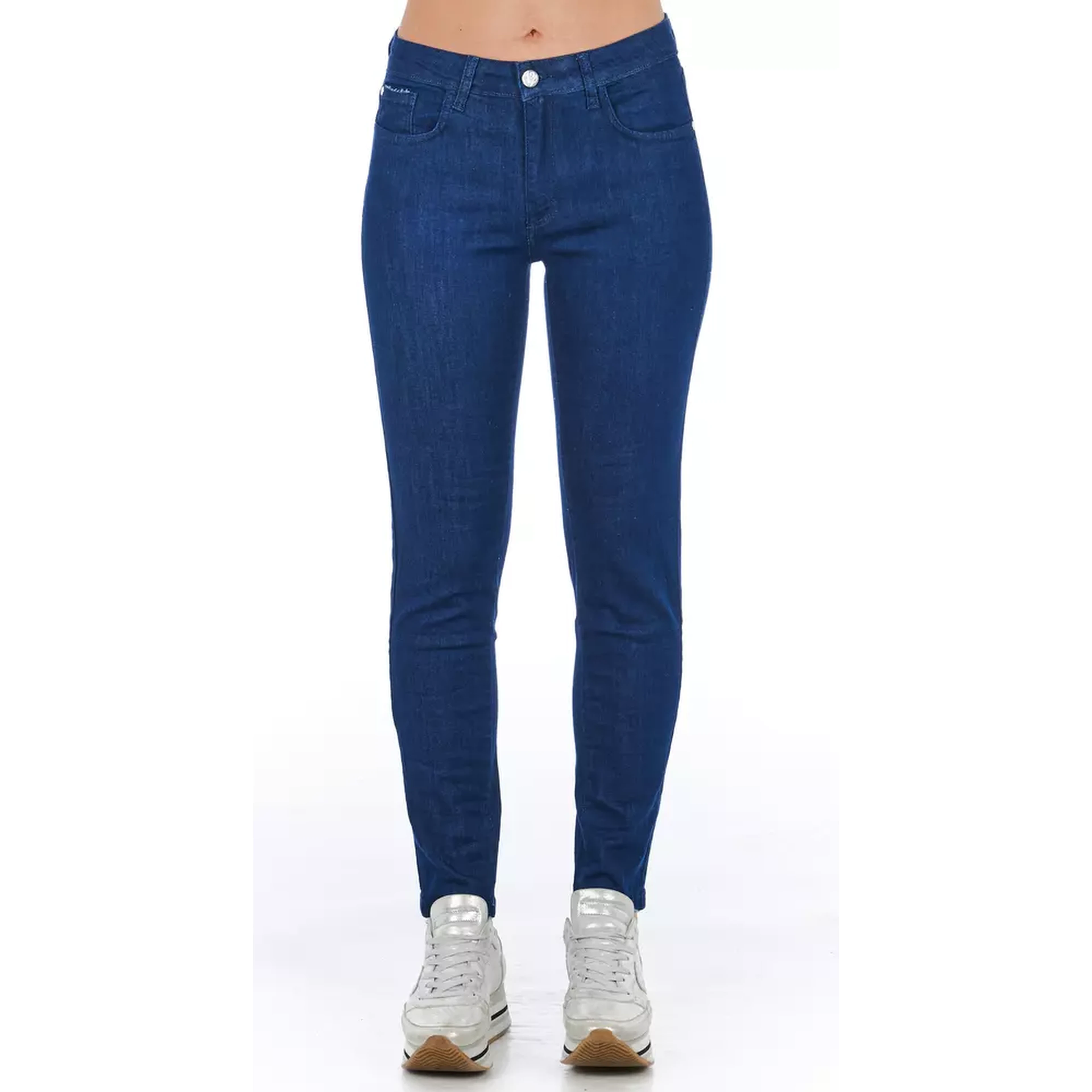 Blue Cotton Jeans Denim