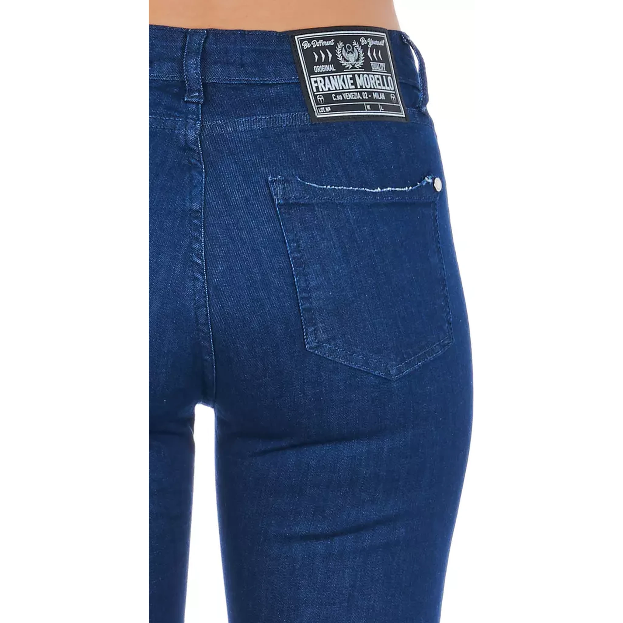 Blue Cotton Jeans Denim