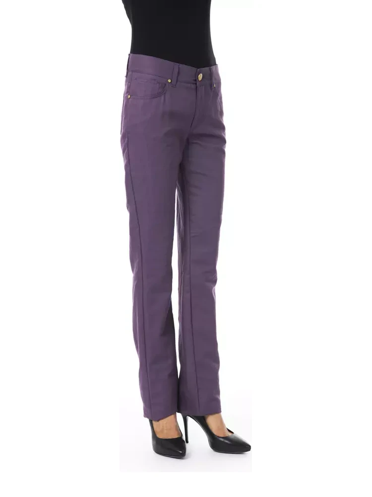 Purple Cotton Pant