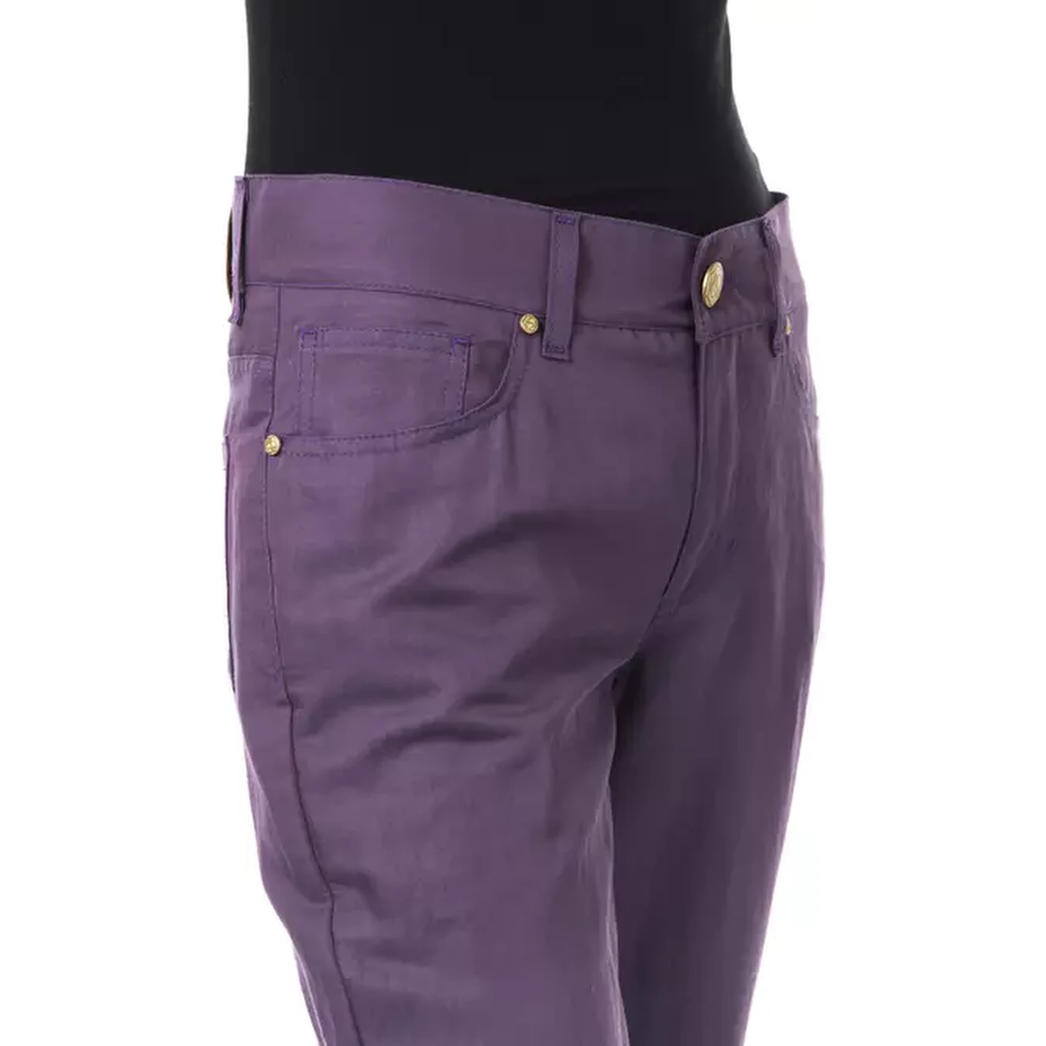Purple Cotton Pant
