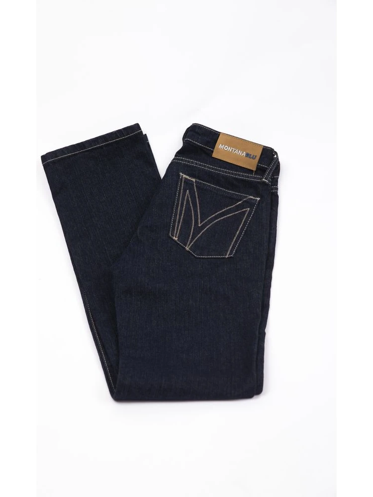 Blue Cotton Jeans Denim