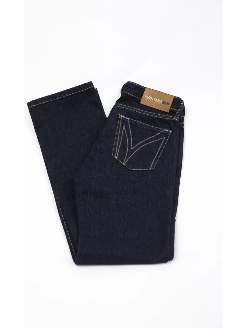 Blue Cotton Jeans Denim