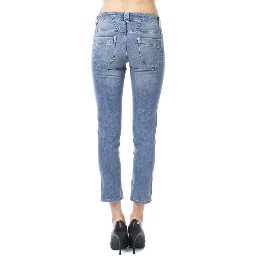 Light Blue Cotton Jeans Denim
