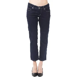 Blue Cotton Jeans Denim