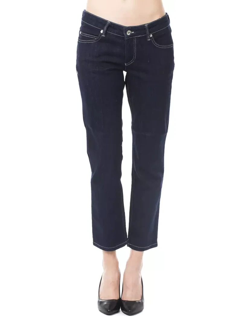Blue Cotton Jeans Denim
