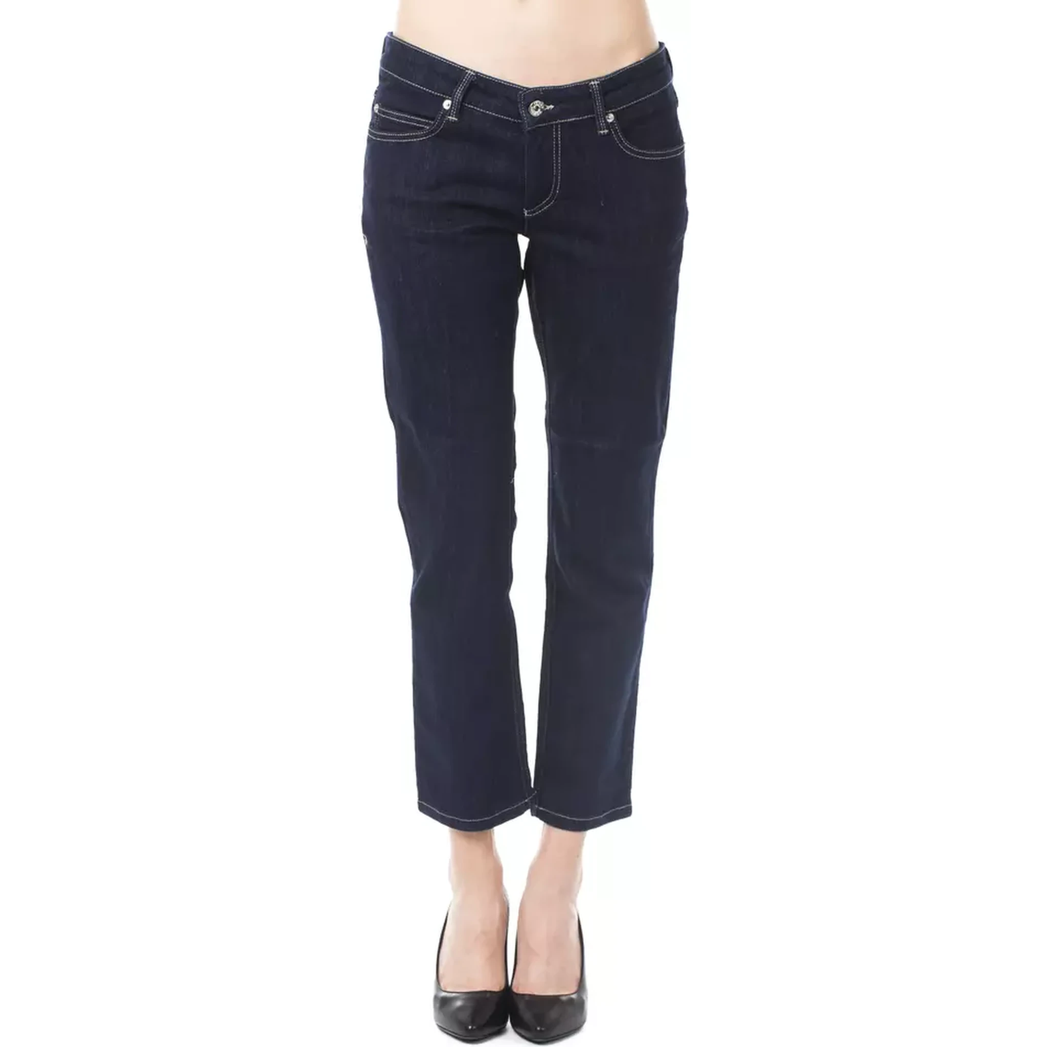 Blue Cotton Jeans Denim