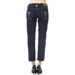 Blue Cotton Jeans Denim