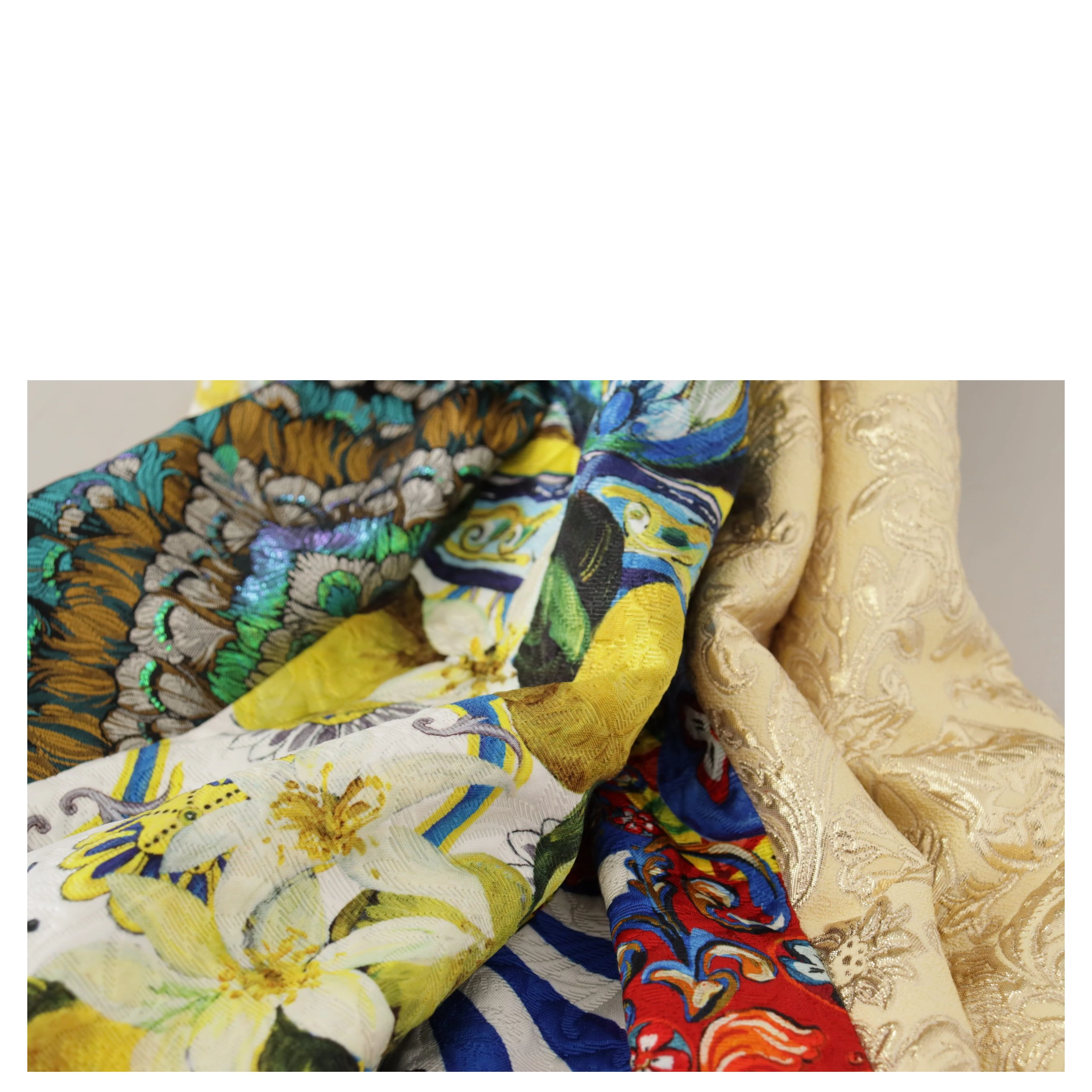 Multicolor Patchwork Sicily Long Maxi Skirt