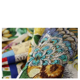 Multicolor Patchwork Sicily Long Maxi Skirt