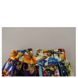 Multicolor Patchwork Sicily Long Maxi Skirt