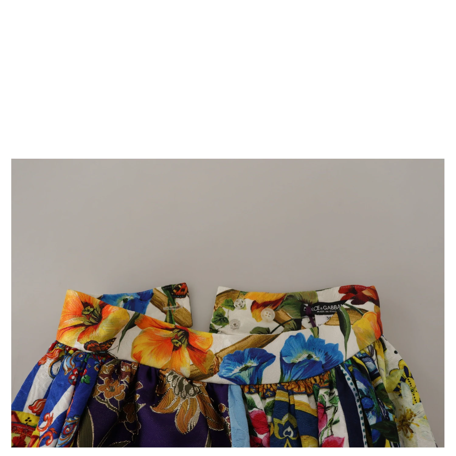 Multicolor Patchwork Sicily Long Maxi Skirt