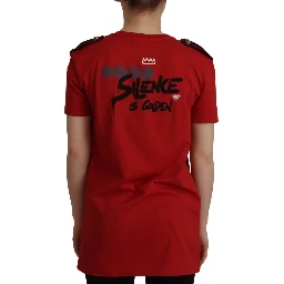 Red Amor Vincit Omnia Crewneck T-shirt