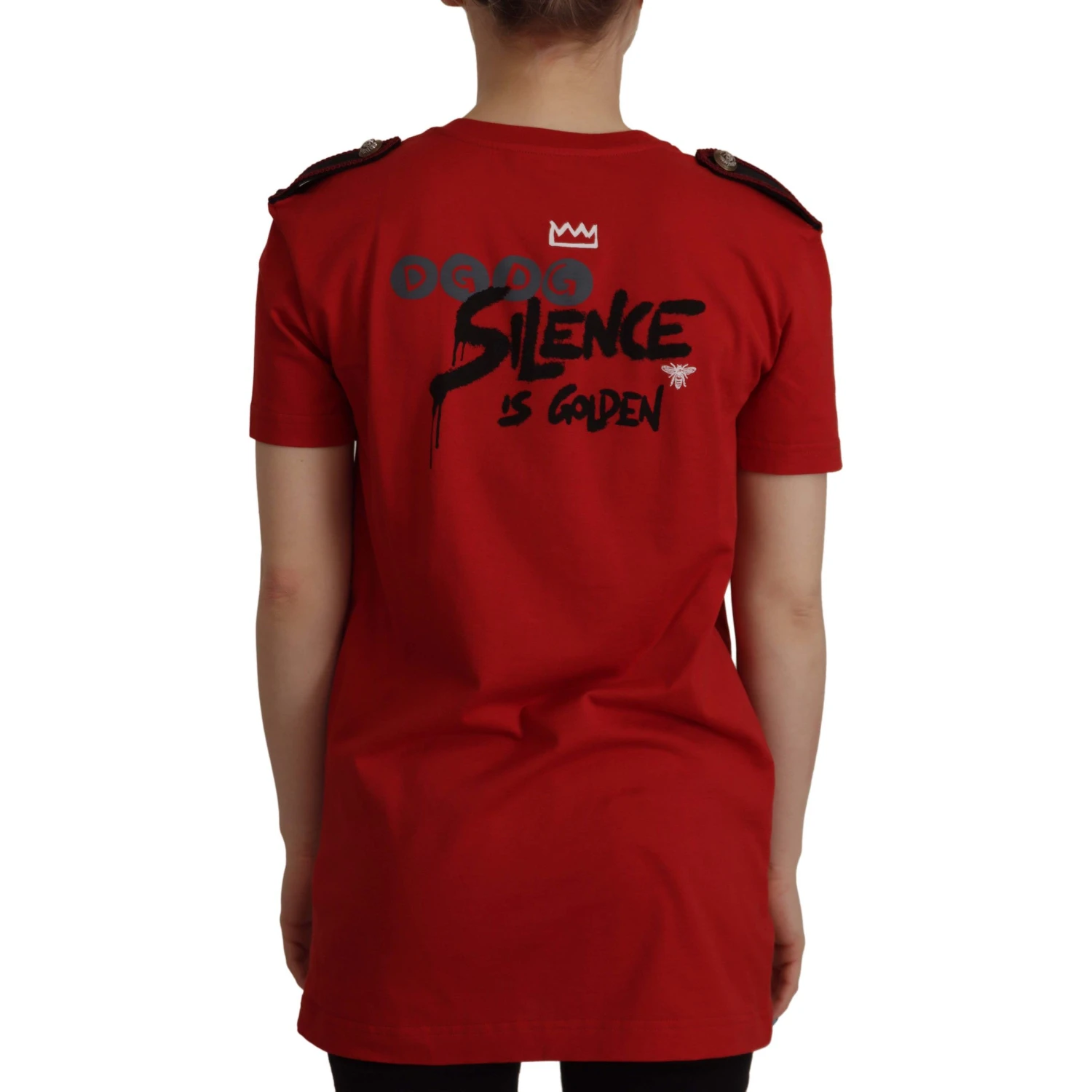 Red Amor Vincit Omnia Crewneck T-shirt
