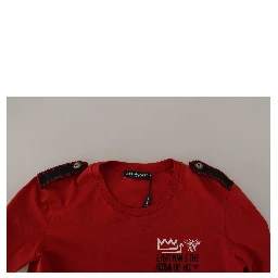 Red Amor Vincit Omnia Crewneck T-shirt