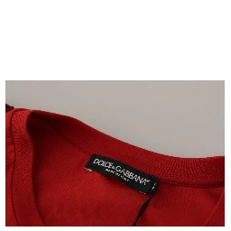Red Amor Vincit Omnia Crewneck T-shirt