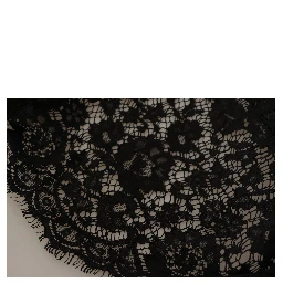 Black Floral Lace Pullover Sicily Blouse