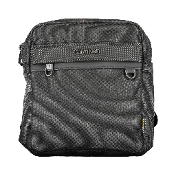 Black Polyester Shoulder Bag