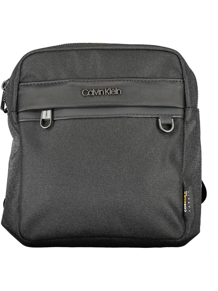Black Polyester Shoulder Bag