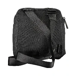 Black Polyester Shoulder Bag