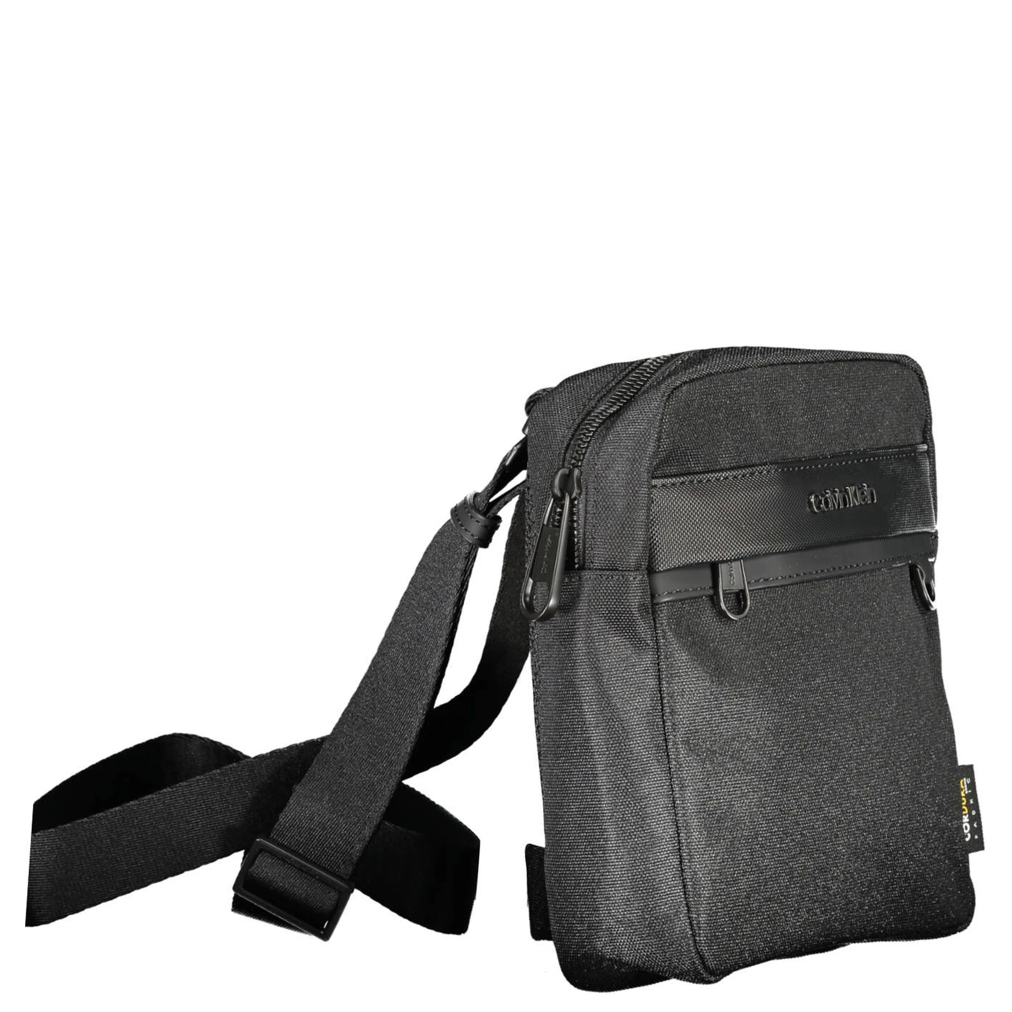 Black Polyester Shoulder Bag