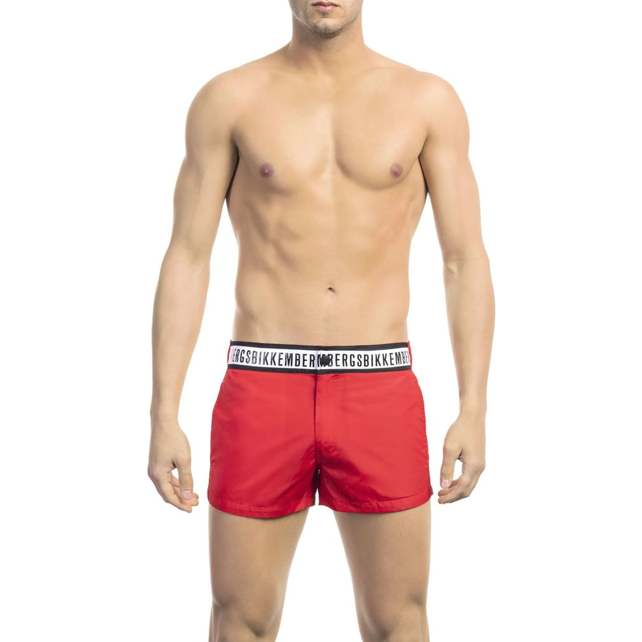 Red Polyamide Swimwear