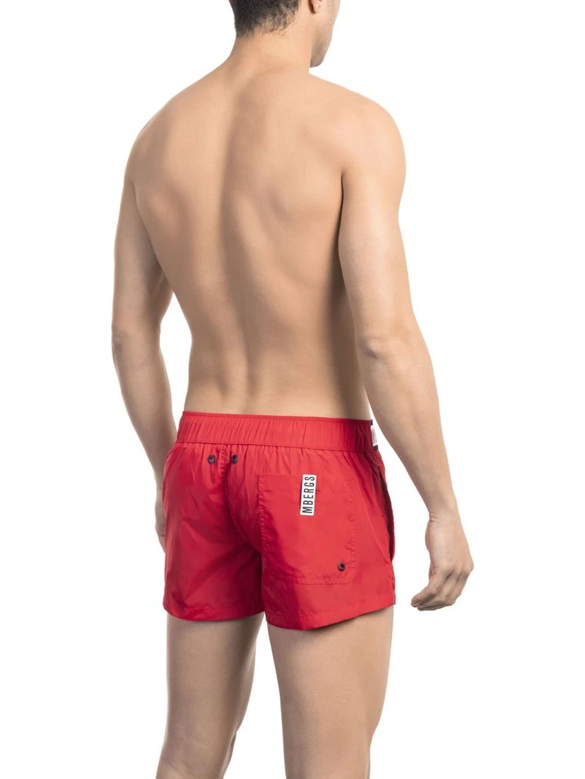 Red Polyamide Swimwear