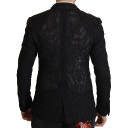 Black Single Breasted Coat Men Blazer