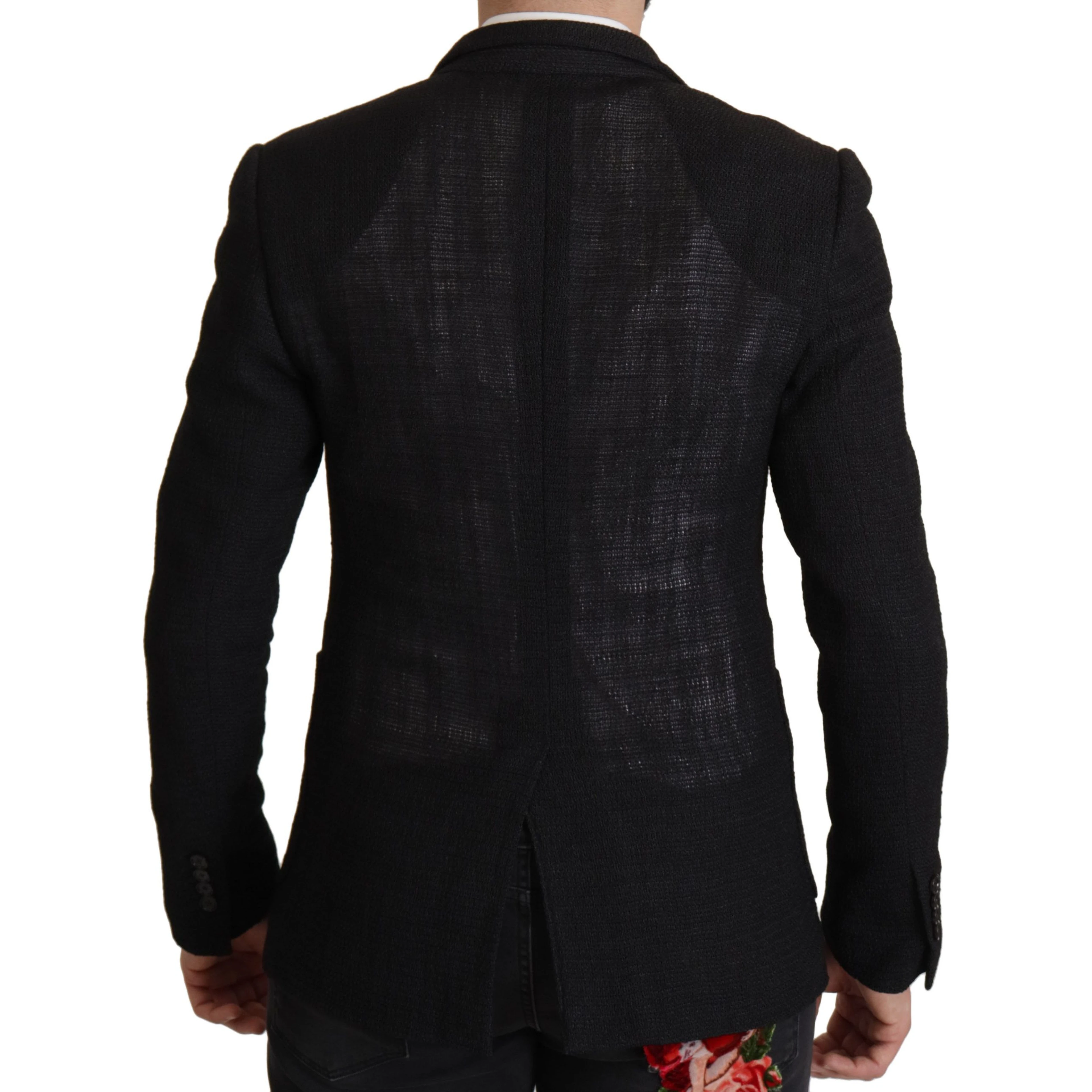 Black Single Breasted Coat Men Blazer