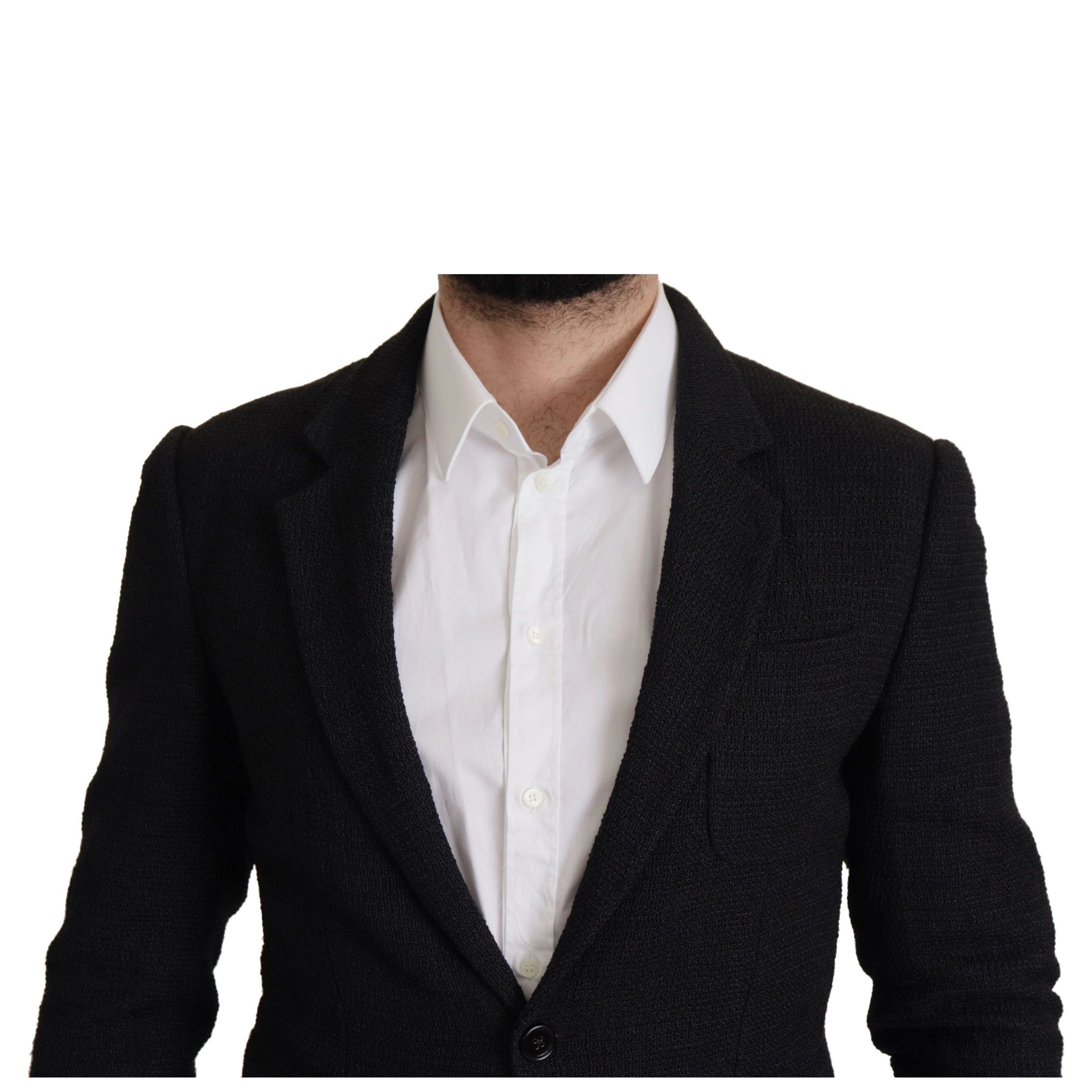 Black Single Breasted Coat Men Blazer