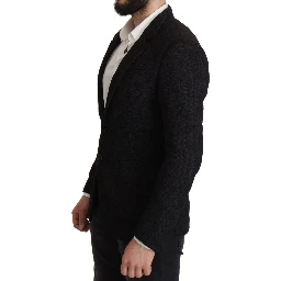 Black Single Breasted Coat Men Blazer