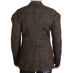 Multicolor Stripes Double Breasted Blazer