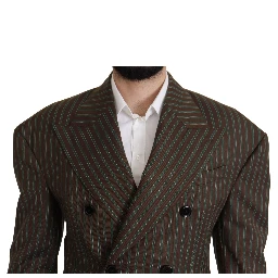 Multicolor Stripes Double Breasted Blazer