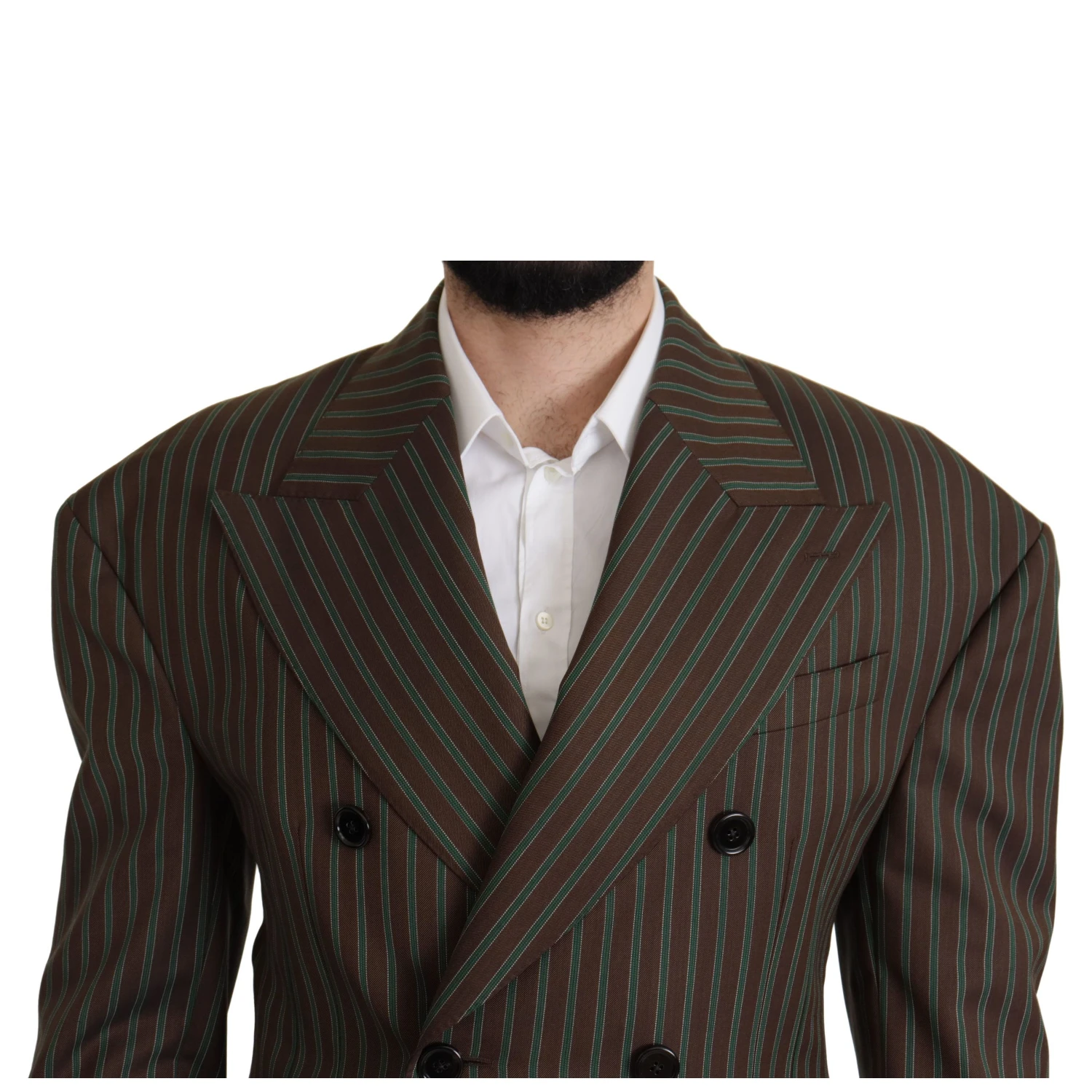 Multicolor Stripes Double Breasted Blazer