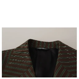 Multicolor Stripes Double Breasted Blazer