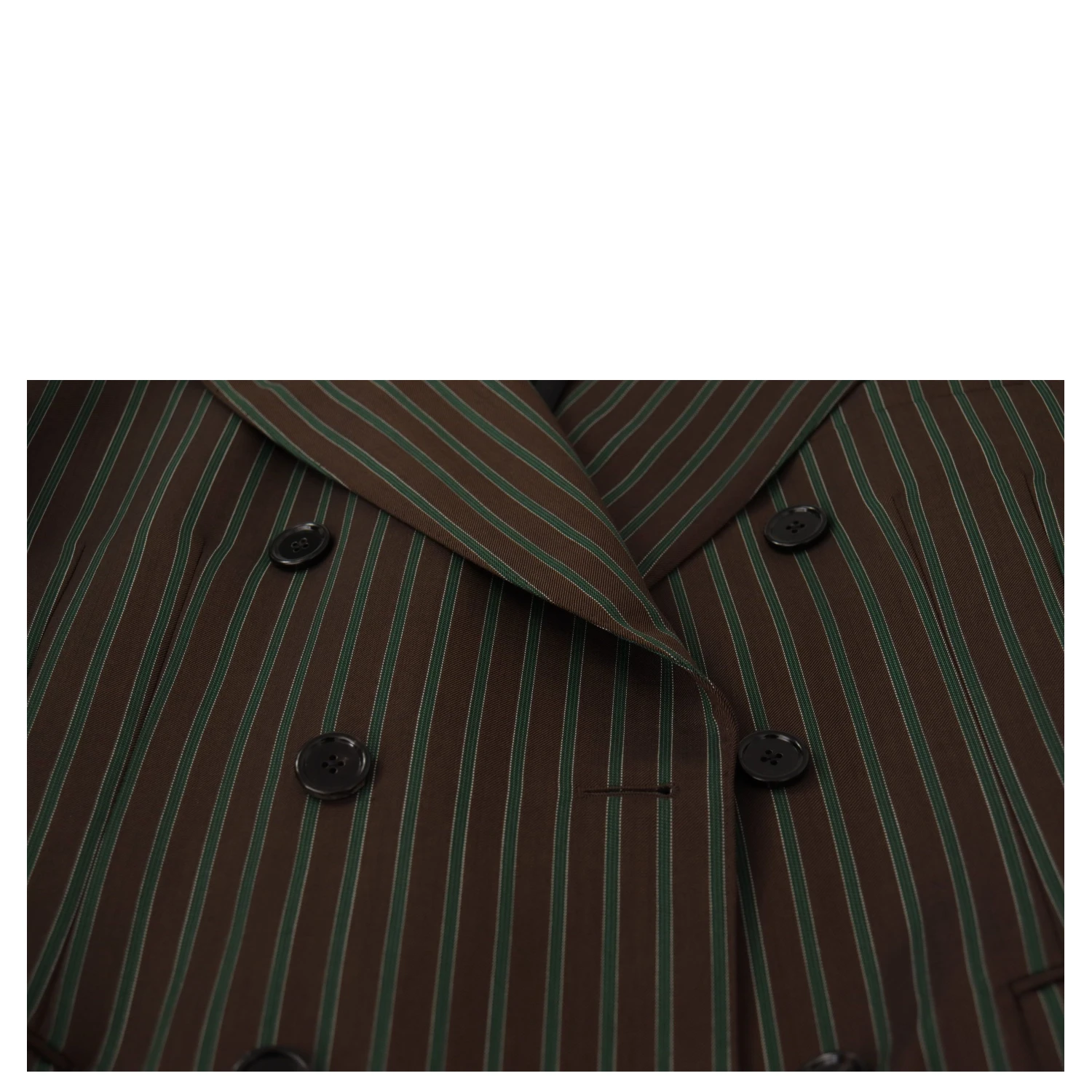 Multicolor Stripes Double Breasted Blazer