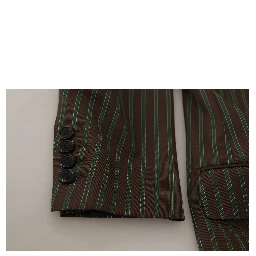 Multicolor Stripes Double Breasted Blazer