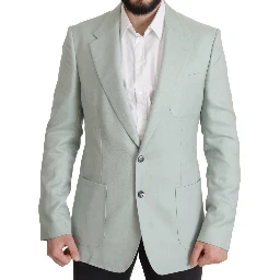 Green Cashmere Jacket Blazer Jacket