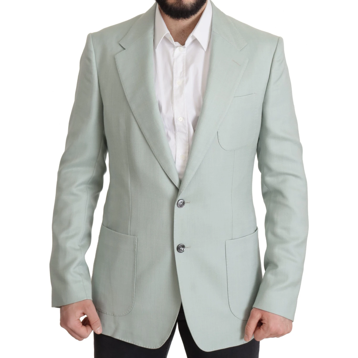 Green Cashmere Jacket Blazer Jacket