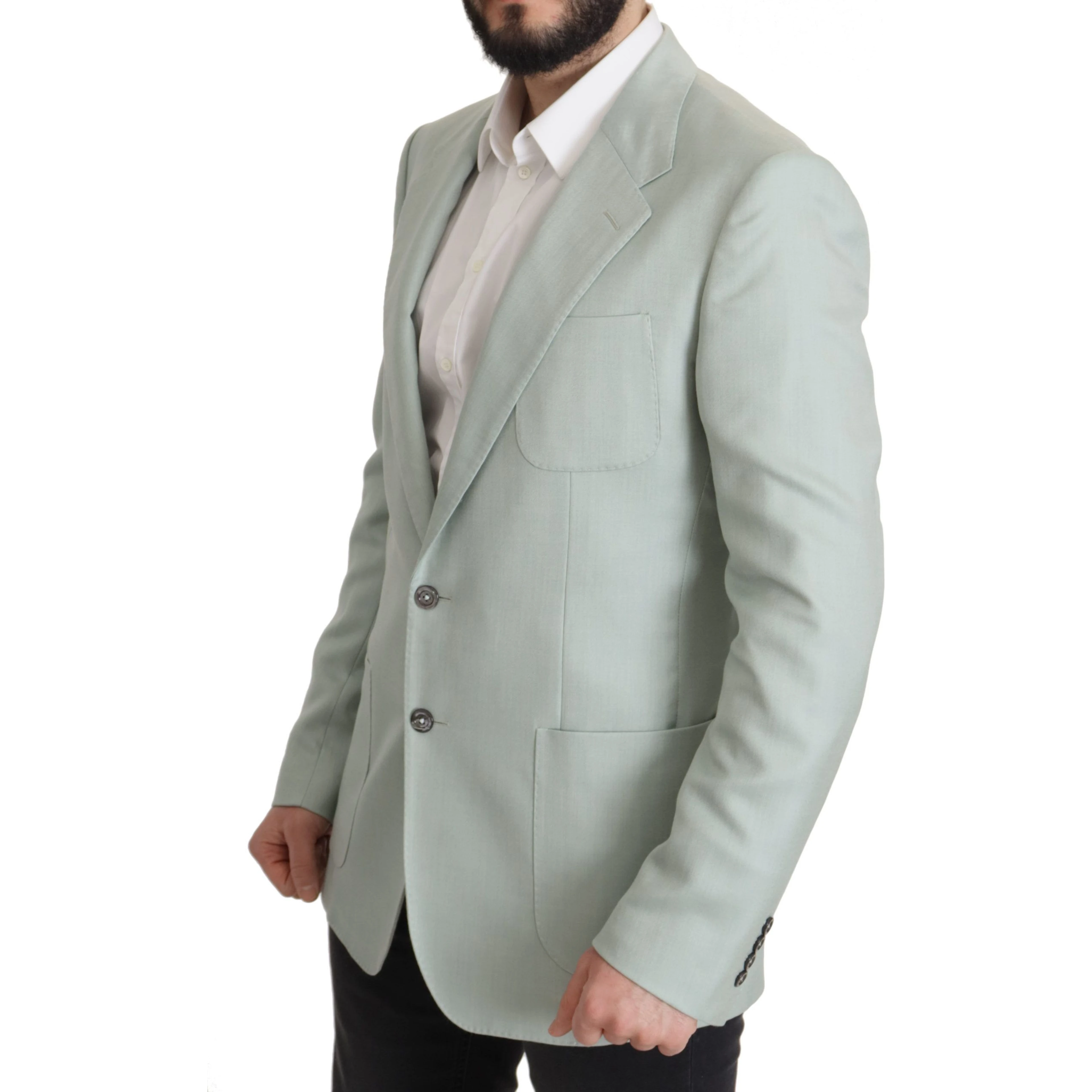 Green Cashmere Jacket Blazer Jacket