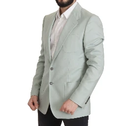 Green Cashmere Jacket Blazer Jacket