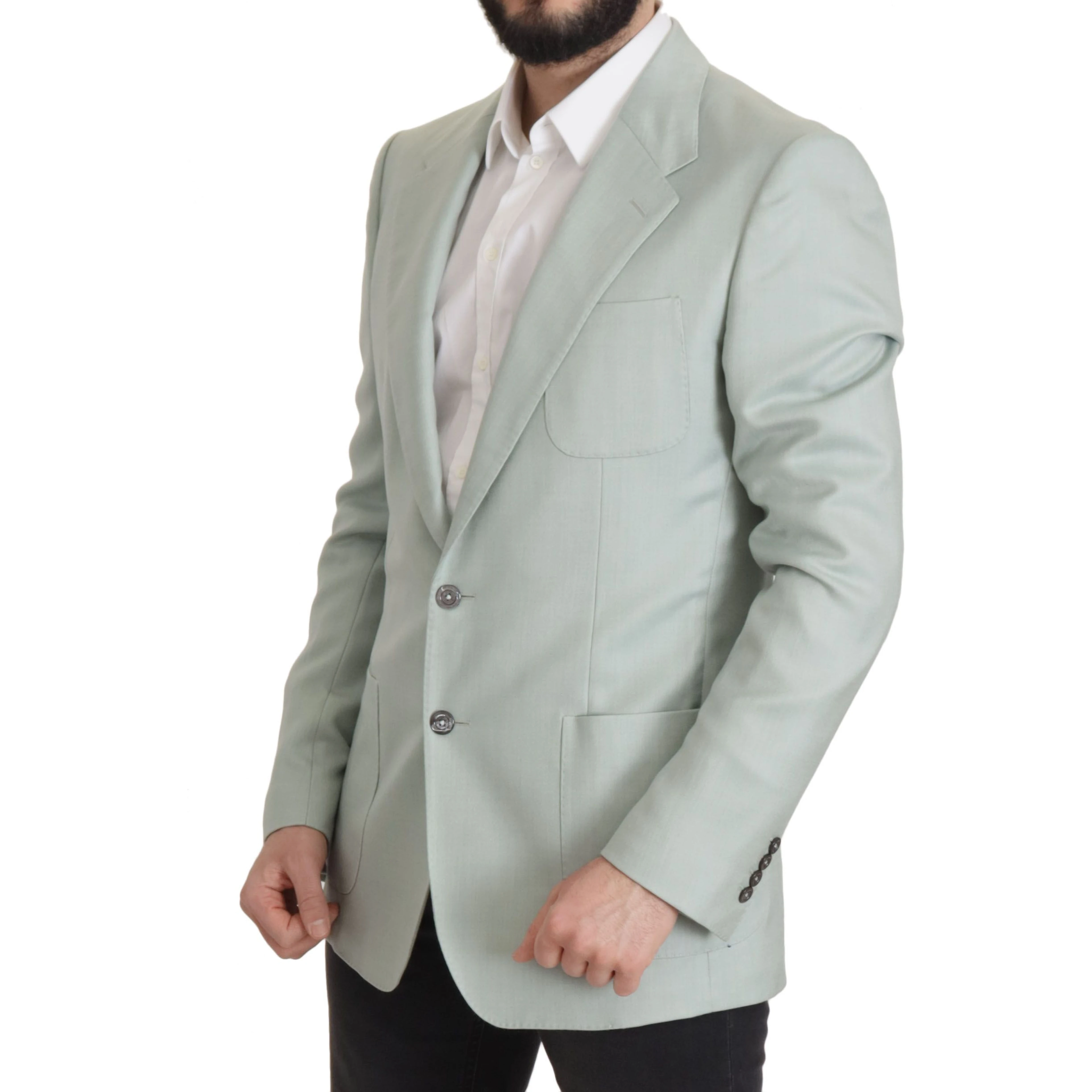 Green Cashmere Jacket Blazer Jacket