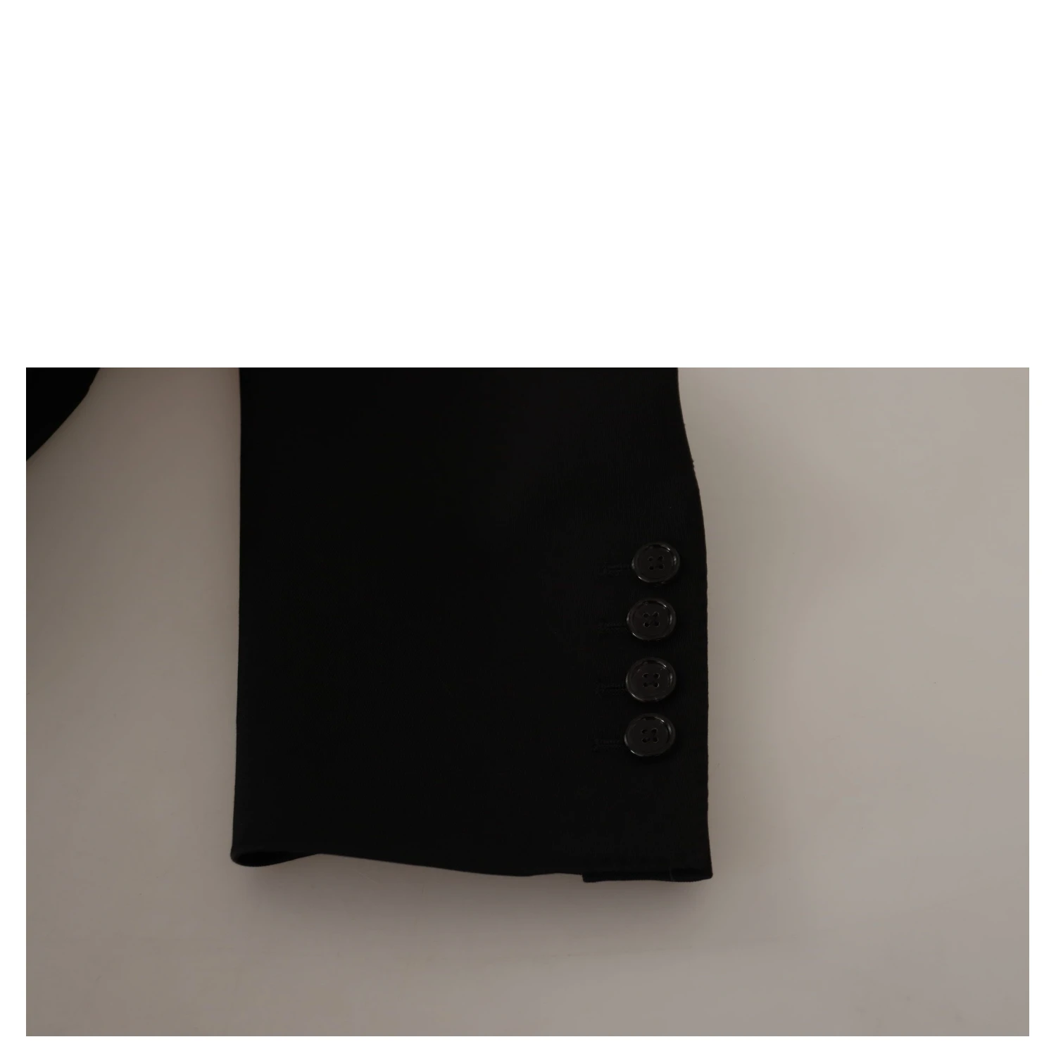 Black Wool Single Breasted Jacket Blazer