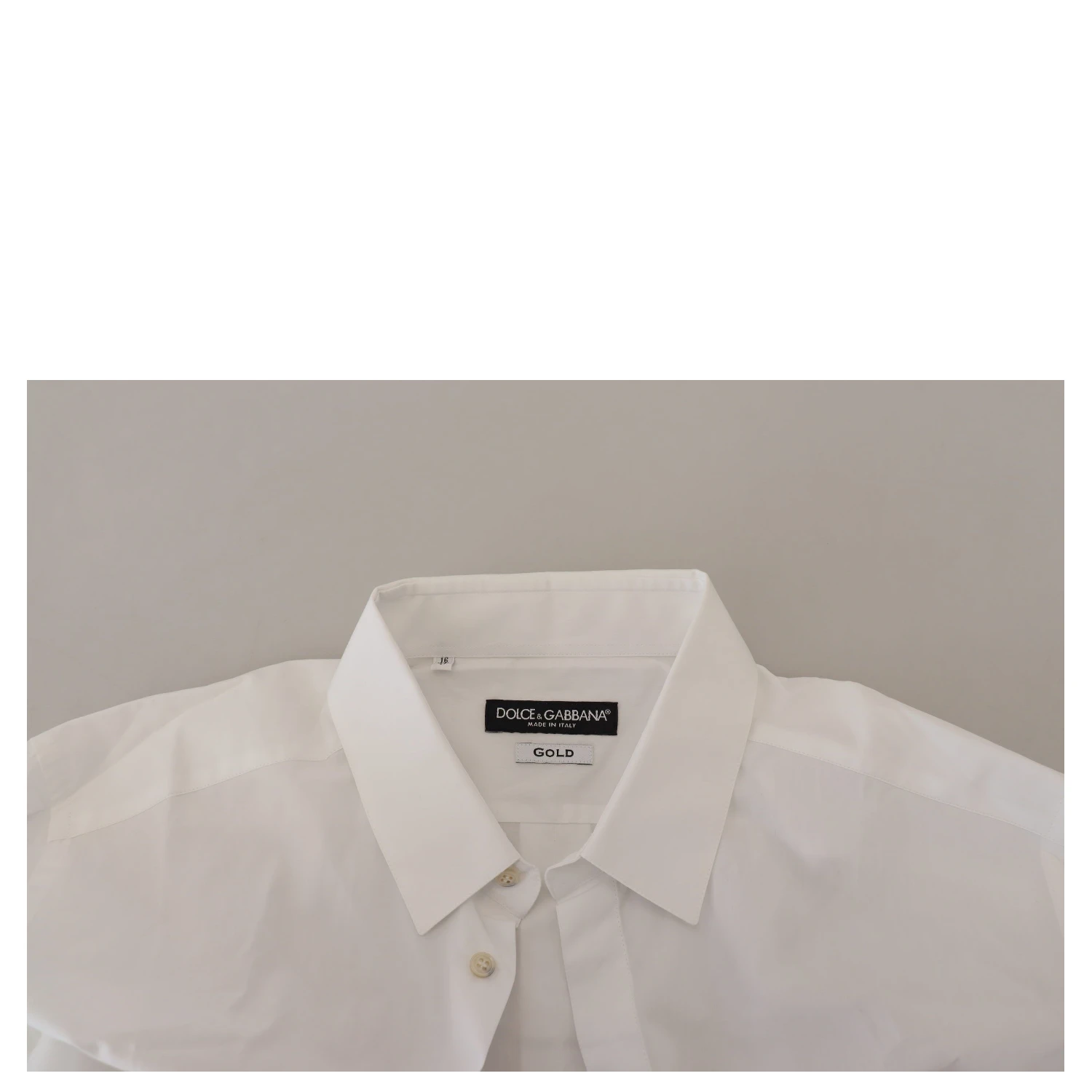White Cotton Peacock Feather Formal GOLD Shirt