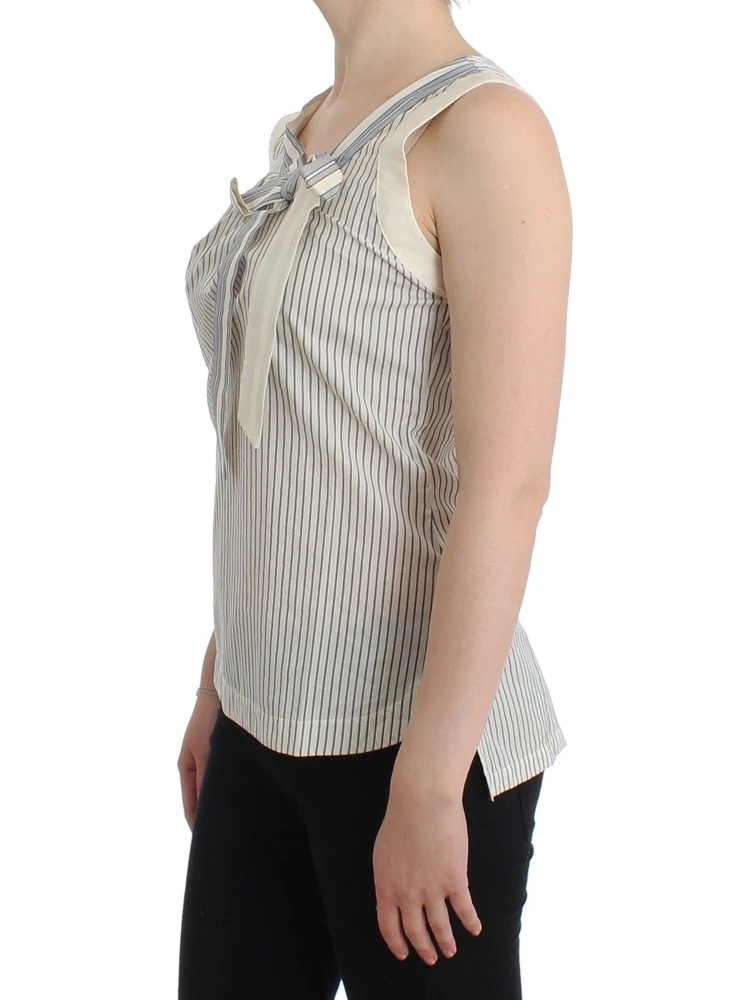 Beachwear Striped Top Blouse Shirt Bow Tank alternative