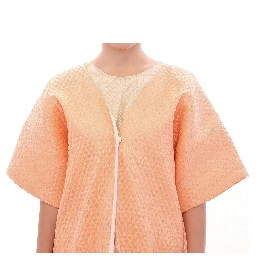 Pink Short Sleeves Jacket Coat